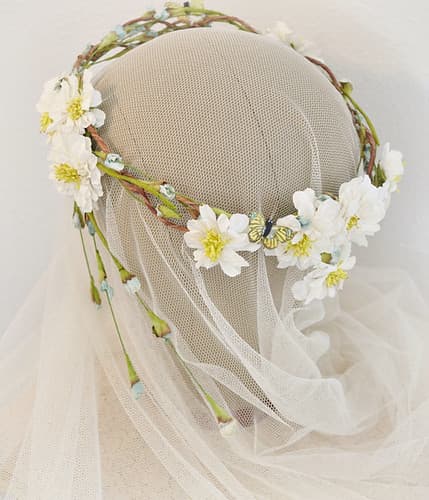 Tocado de novia