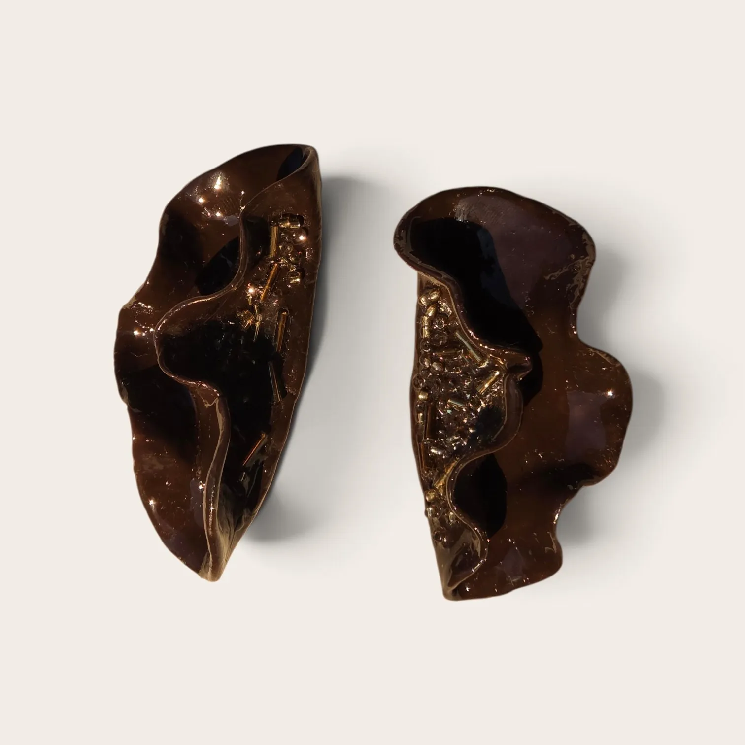 Aros Almejas marron