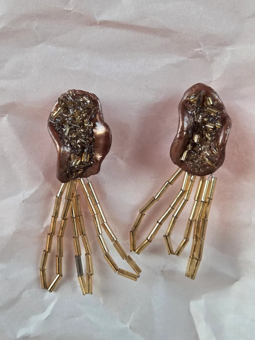 Aros Fleco Dorado
